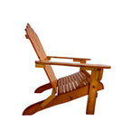 Outdoor or Indoor Wood Adirondack Chair - Foldable