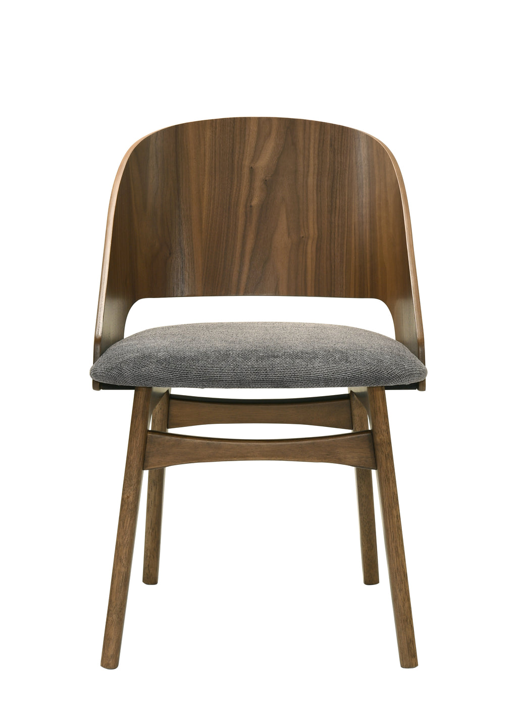 Delmon Fabric & Dark Seating for Dining