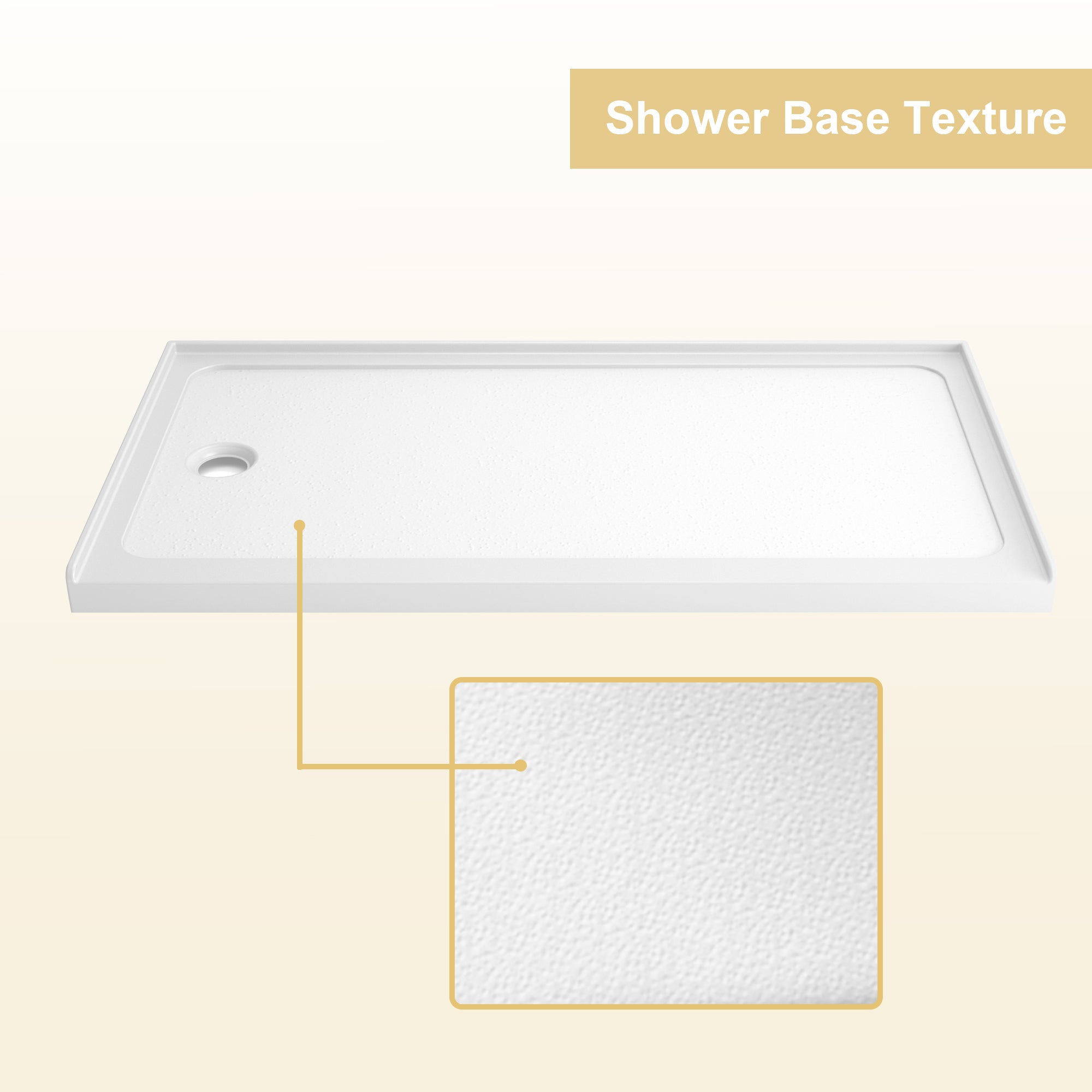 32" x 60" Shower Base Shower Pan