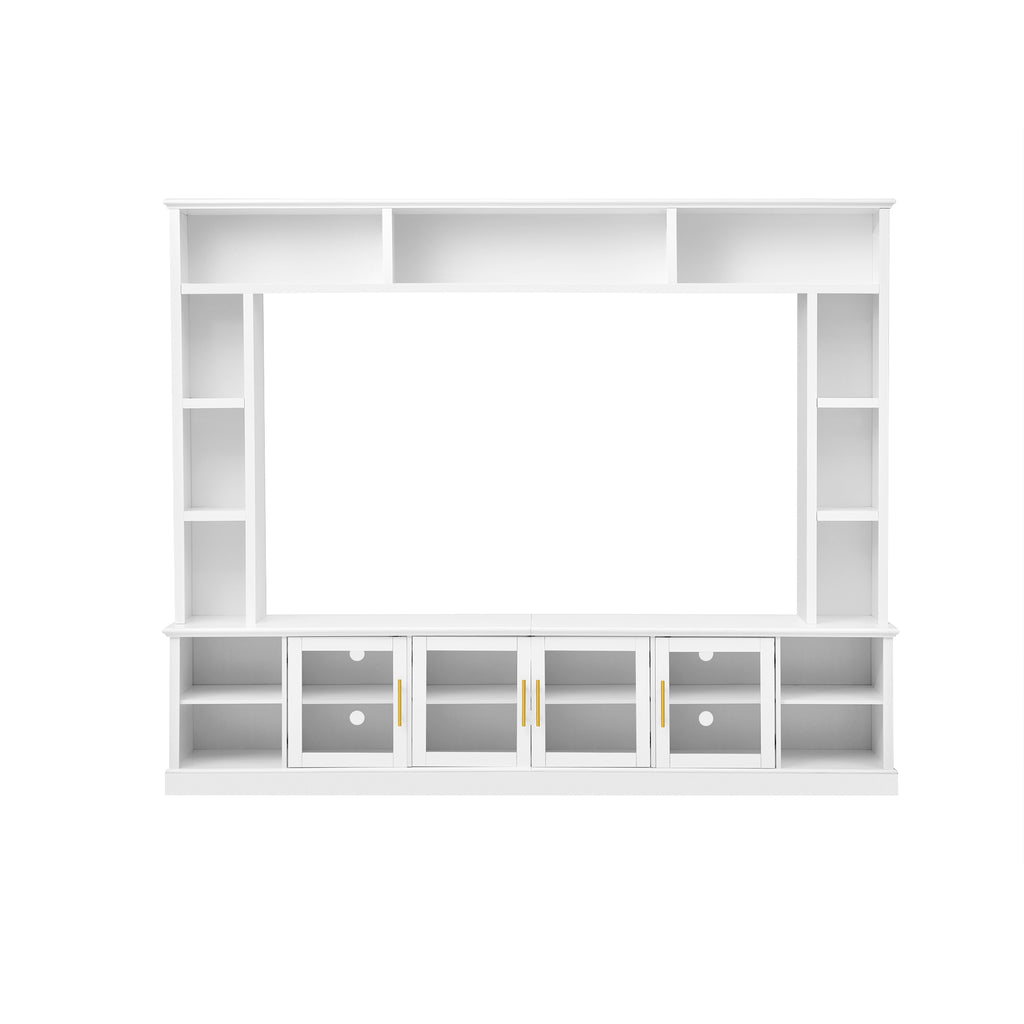 All-in-One Modern Entertainment Center for TVs Up to 80"