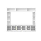 All-in-One Modern Entertainment Center for TVs Up to 80"