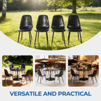 PU Dining Chair 4-Piece Set