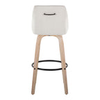 30" Fixed-Height Barstool with Swivel
