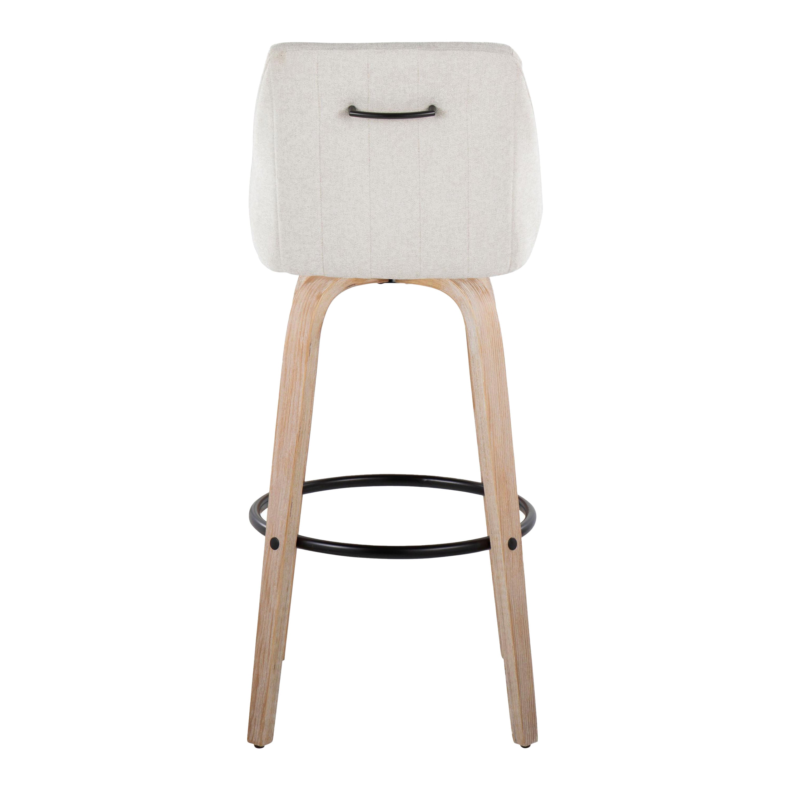 30" Fixed-Height Barstool with Swivel