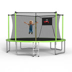 14FT Trampoline with Enclosure Net