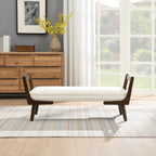 52" Mid Century Bench