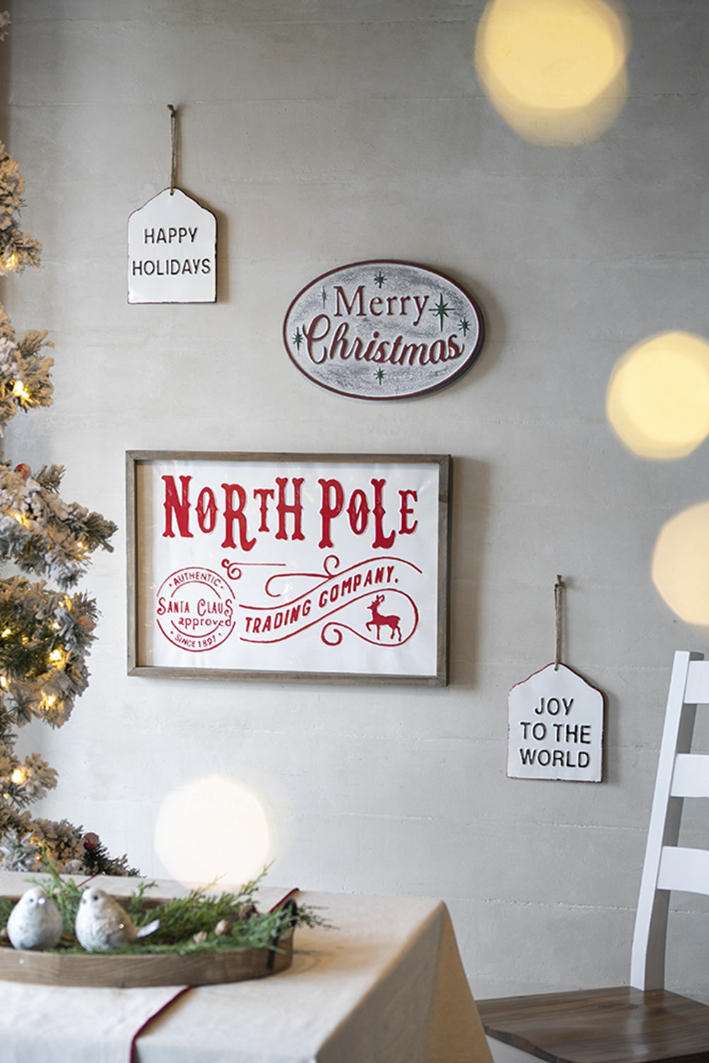 North Pole Trading Company Wall Sign