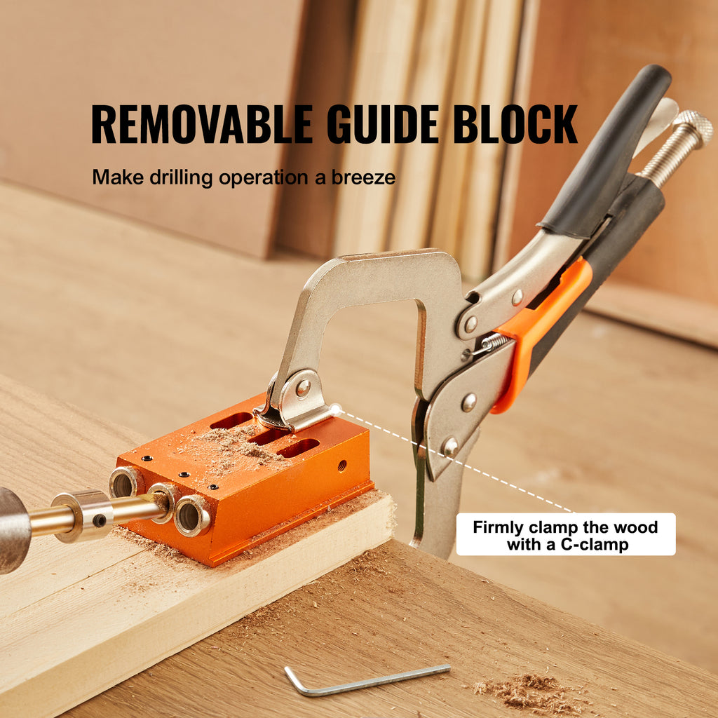 34 Pcs Pocket Hole Jig Kit
