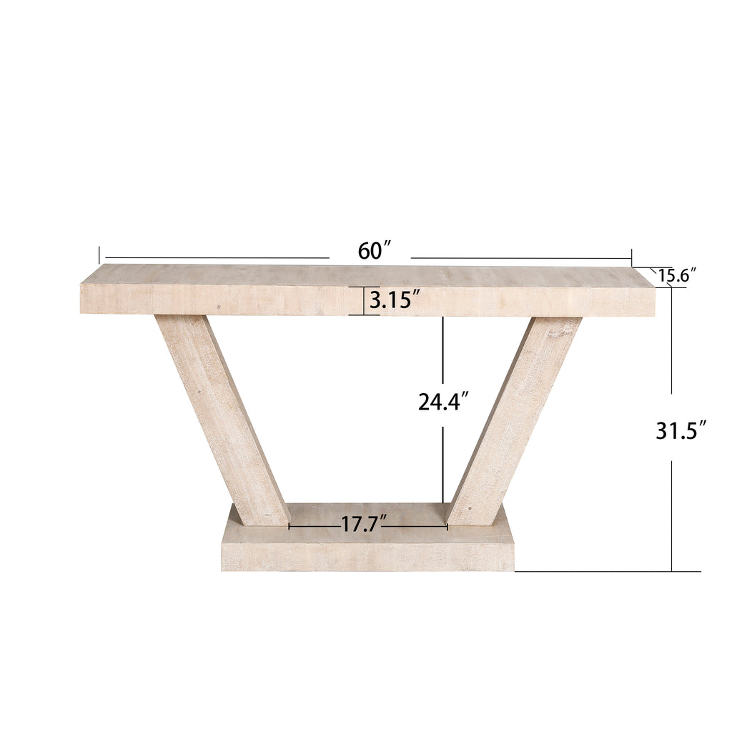 60 Inches Vintage Distressed Wood Entryway Bench with Storage