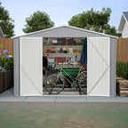 10 x 12 Ft. Outdoor Storage Shed with Floor Frame Kit