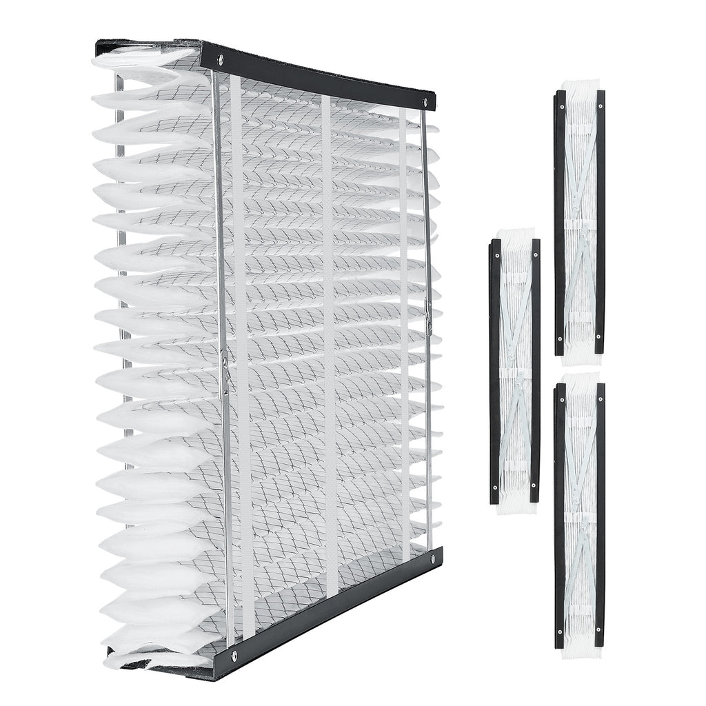Air Filters MERV 13 Electrostatic Pleated HVAC Furnace Filter 4-Pack