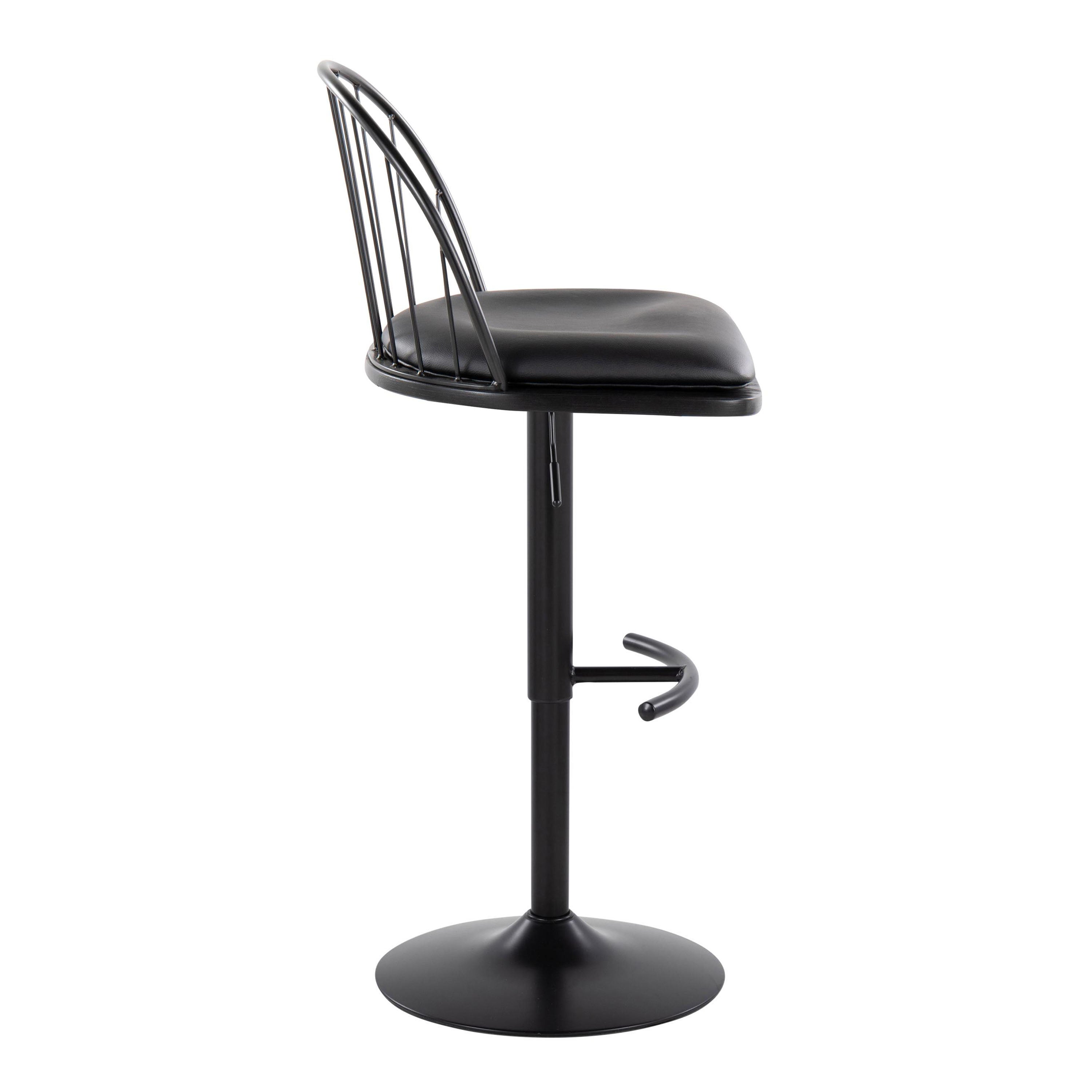 Adjustable Height Barstool with Swivel