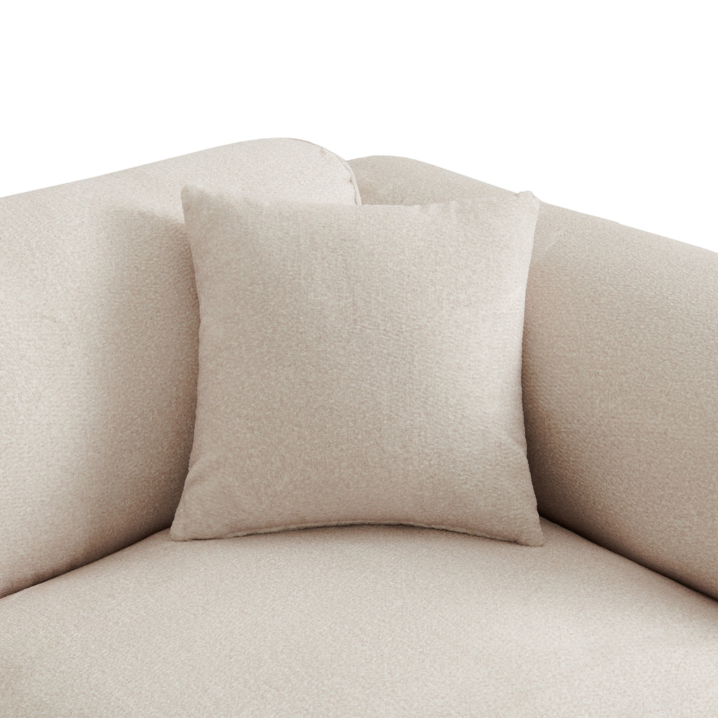 U_Style Luxury Velvet Sofa - 4-Seater