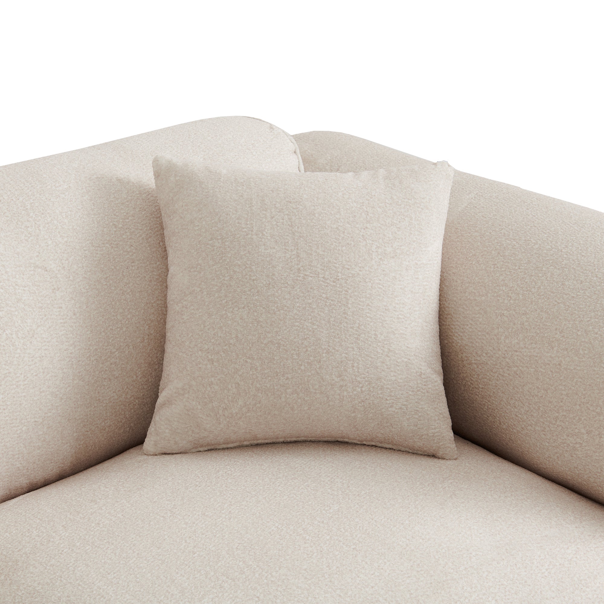 U_Style Luxury Velvet Sofa - 4-Seater