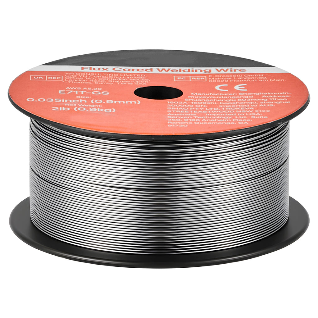 Flux Core MIG Welding Wire, E71T-GS 0.035-inch, 2 LBS