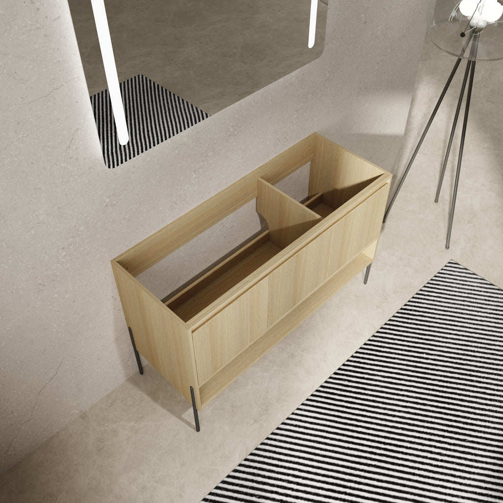 48" Freestanding Bathroom Vanity & 3 Soft-Close Cabinet Doors