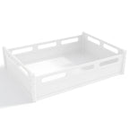 Full Size Platform Bed with Full-length Guardrails