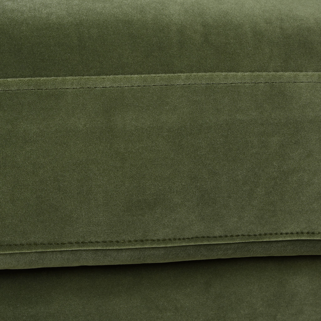 Alana Lawson Three-Cushion Tightback Sofa, Olive