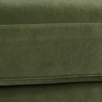 Alana Lawson Three-Cushion Tightback Sofa, Olive