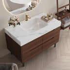 35.4" Farmhouse Free-standing Sintered Stone Bathroom Vanity