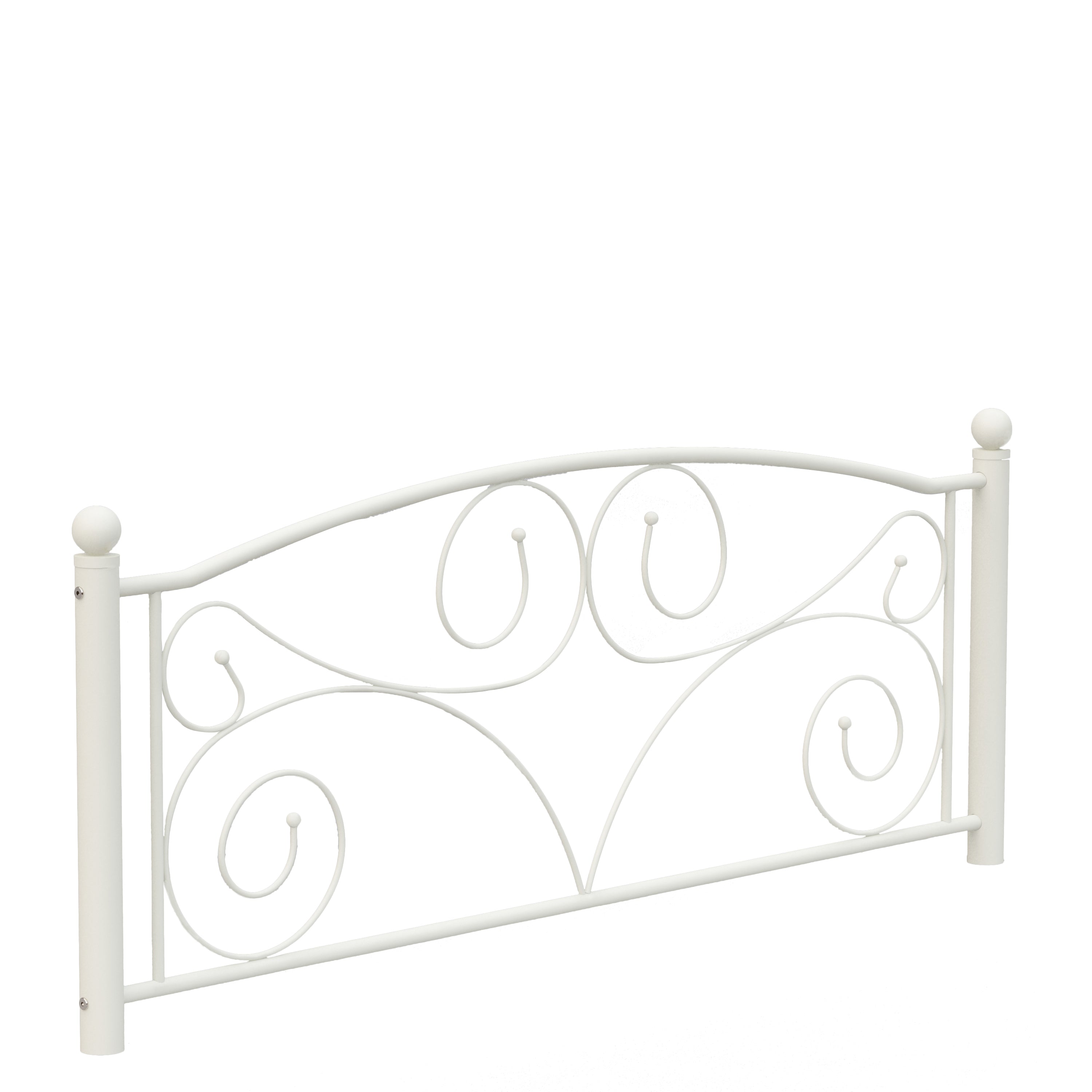 Unique Flower Sturdy Metal Bed Frame with Headboard and Footboard