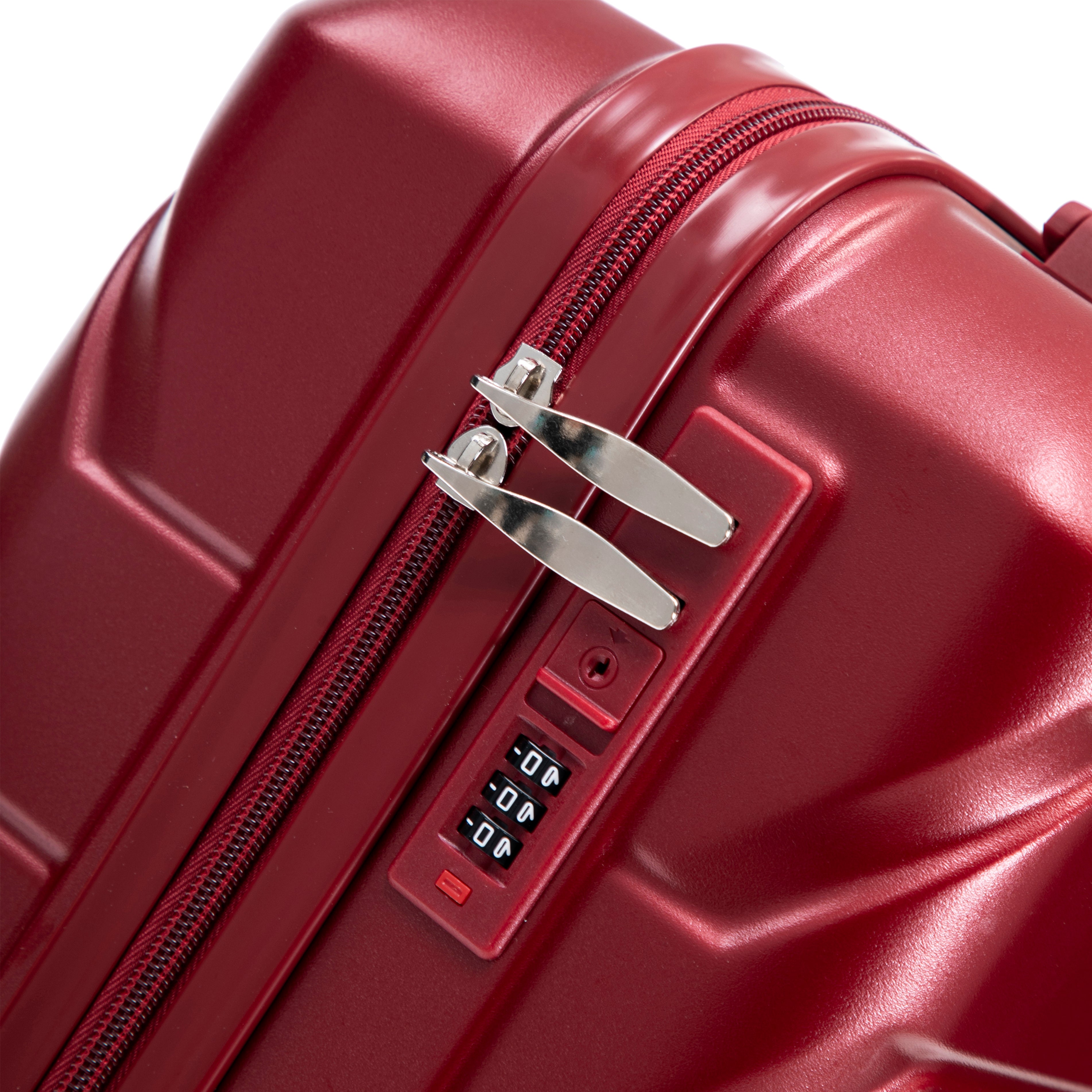 14"/20" 2 Pcs Set in ABS Spinner Wheel Luggage with Combination Lock