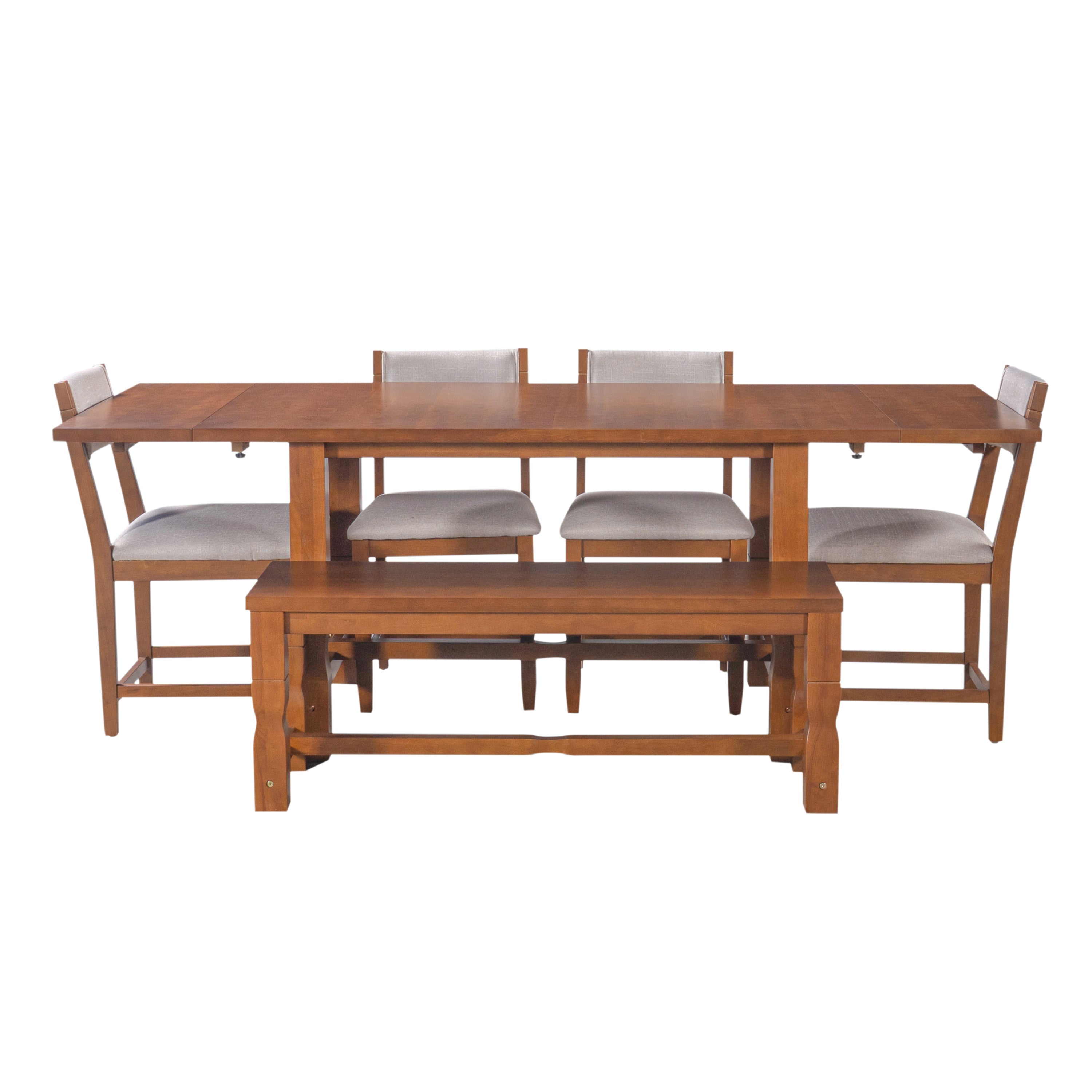TOPMAX 6-Piece Dining Set with Bench