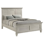 Hazelwood Distressed Wood Panel Bed