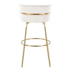 30" Fixed-Height Barstool with Swivel
