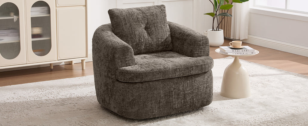 360° Swivel Sofa Chair Accent Barrel Chair