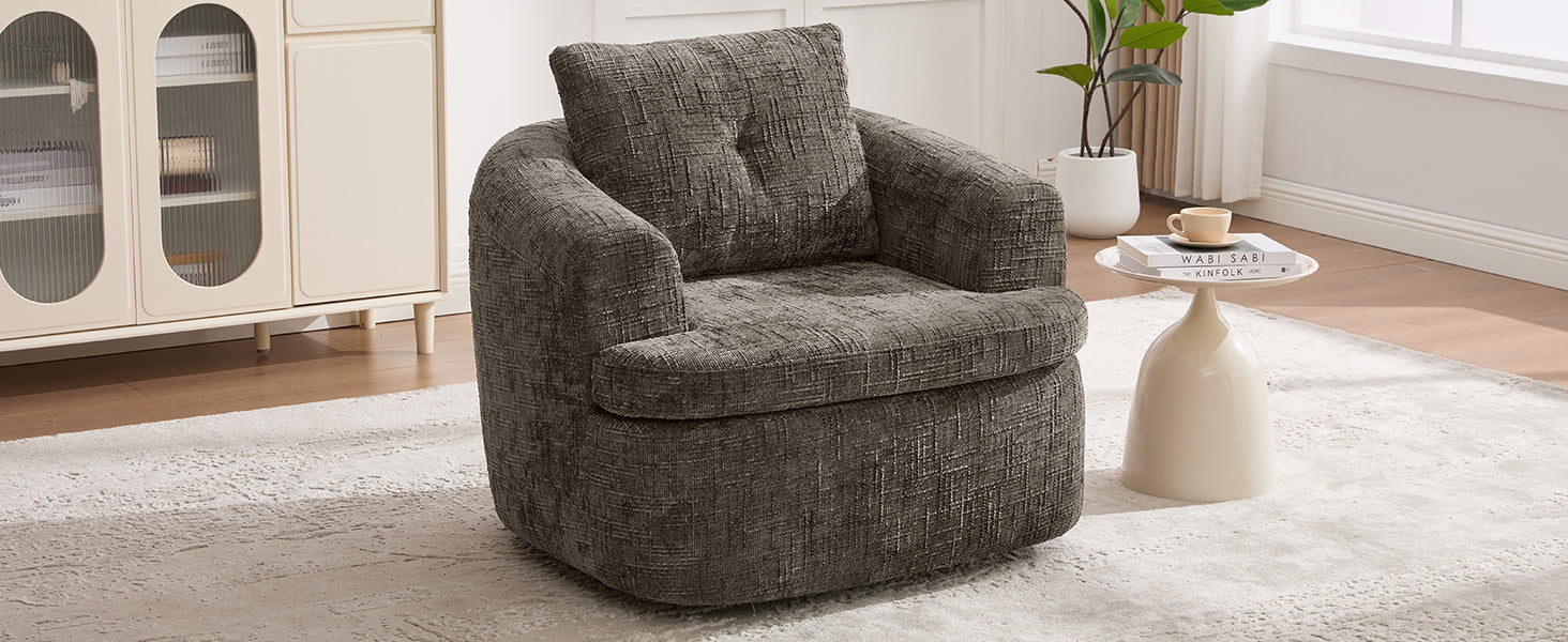 360° Swivel Sofa Chair Accent Barrel Chair