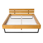 Pine Wood Bed Frame Queen Size