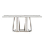 Marble Dining Table for 6 People