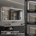 LED Bathroom Mirror - 48 x 24 Inch