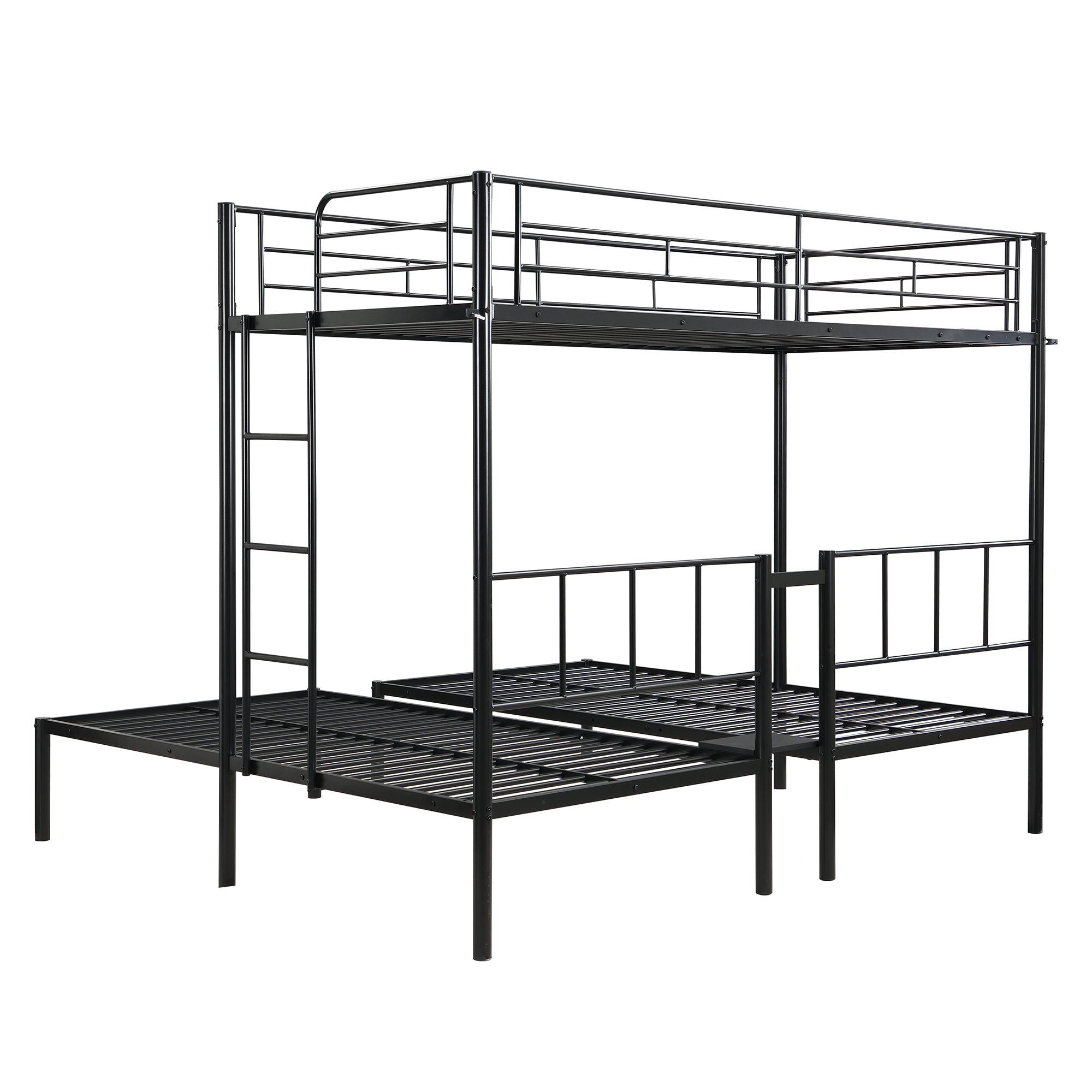 Triple Twin Over Twin Bunk Bed