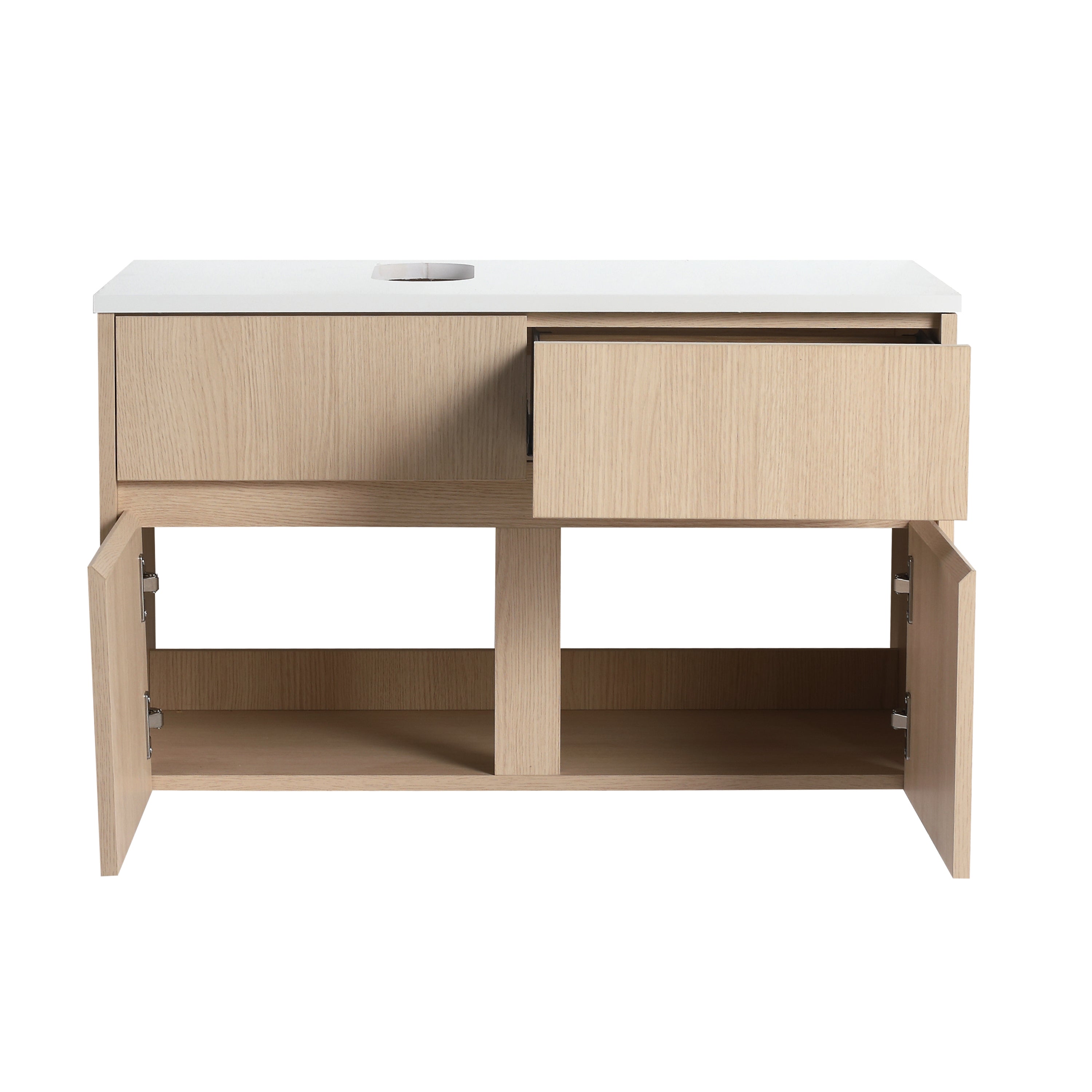 32 Inch Wall-Mounted Bathroom Vanity
