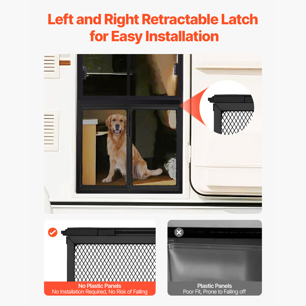 RV Screen Door Protector 24.5 x 20 Inch Door Grille