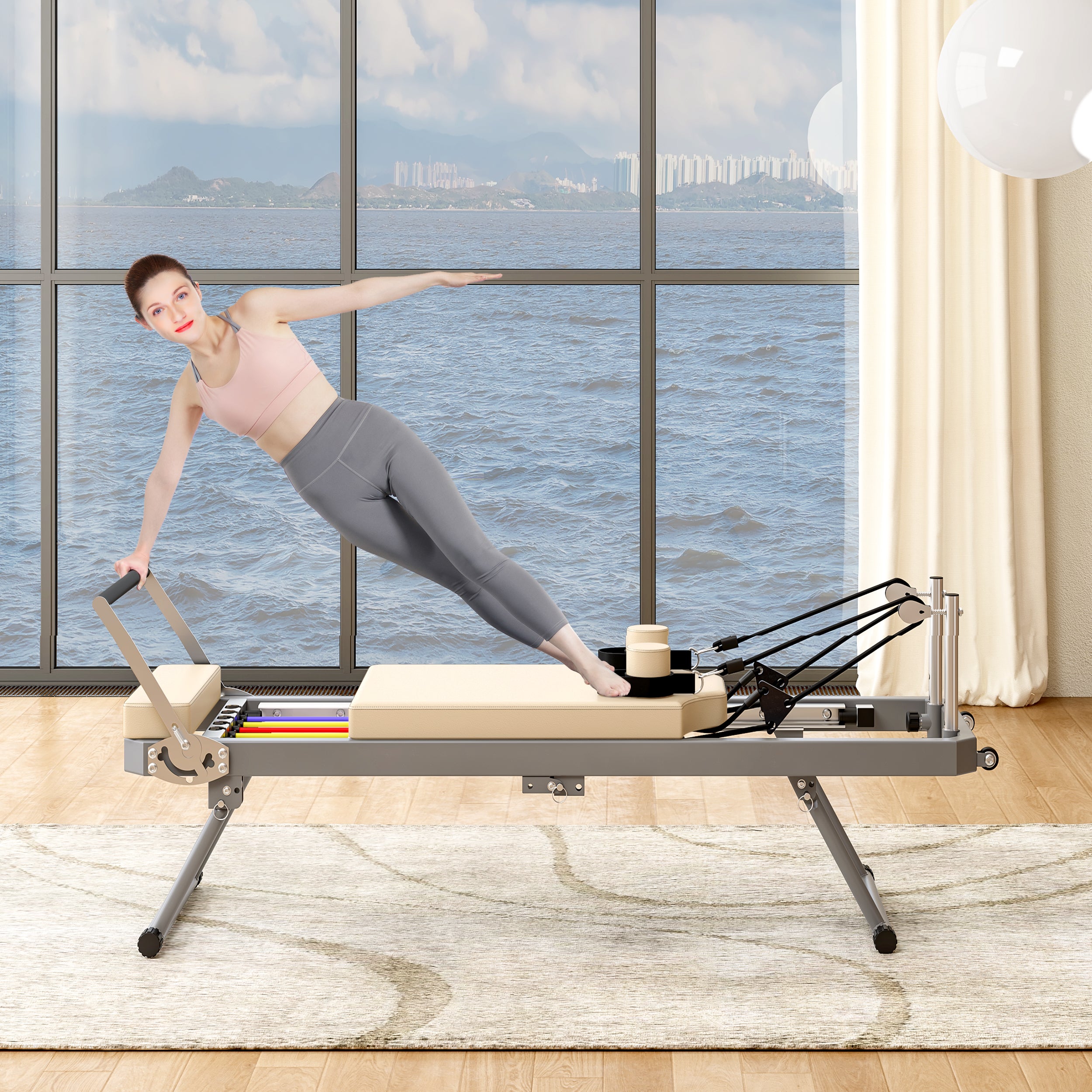 Pilates Reformer Machine for Home Gym Workout