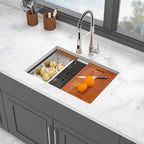 Single Bowl Undermount Workstation Kitchen Sink