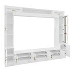 Vibe Haus 98.4" Wall Unit Entertainment Center