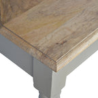 Solid Wood Hand Painted Writing Desk, 1-Drawer