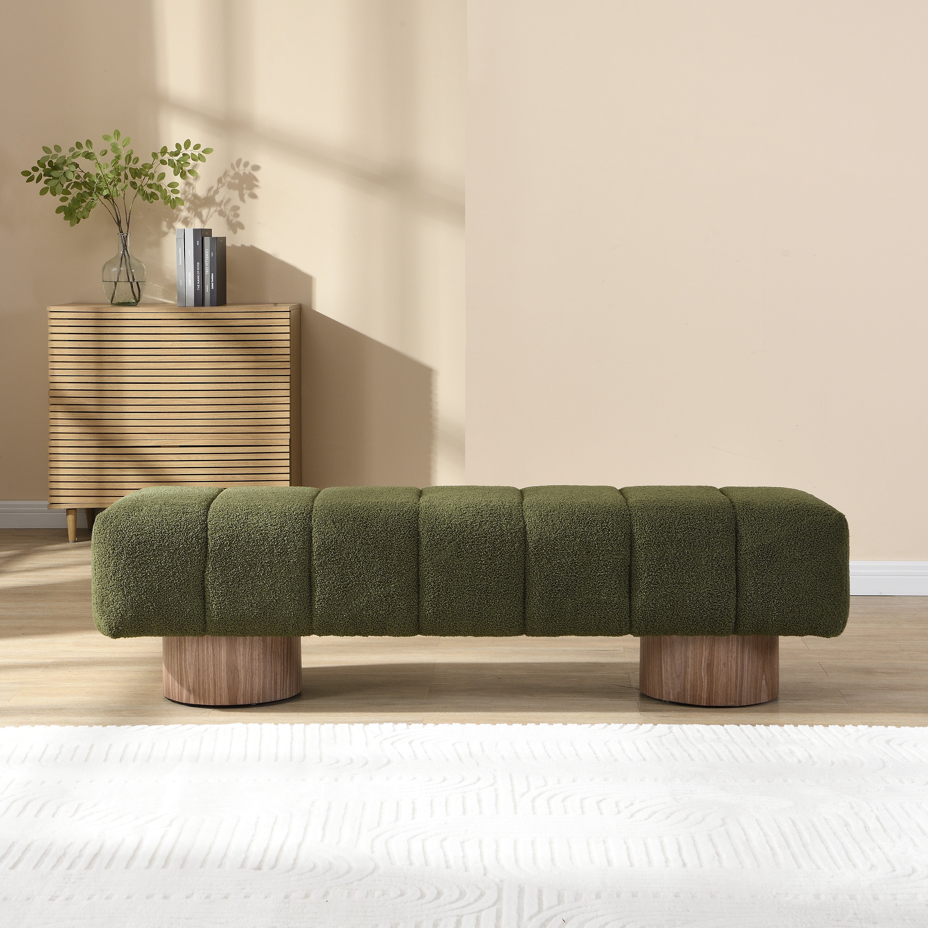 Upholstered Dining Bench for Dining Room and Entryway