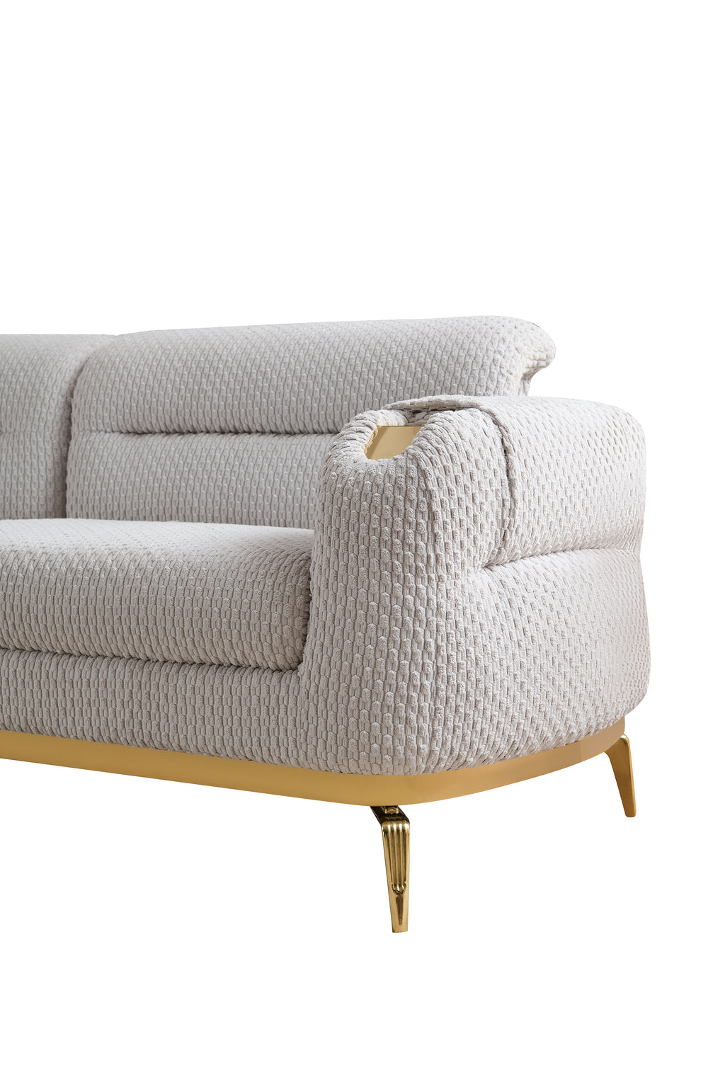 Zoe Modern Style Loveseat