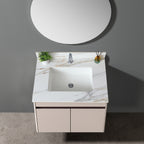 31 Inch Carrara Marble Vanity Top with Undermount Sink