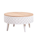 Round Coffee Table with Storage – 31.5" Lift-Top Accent Table