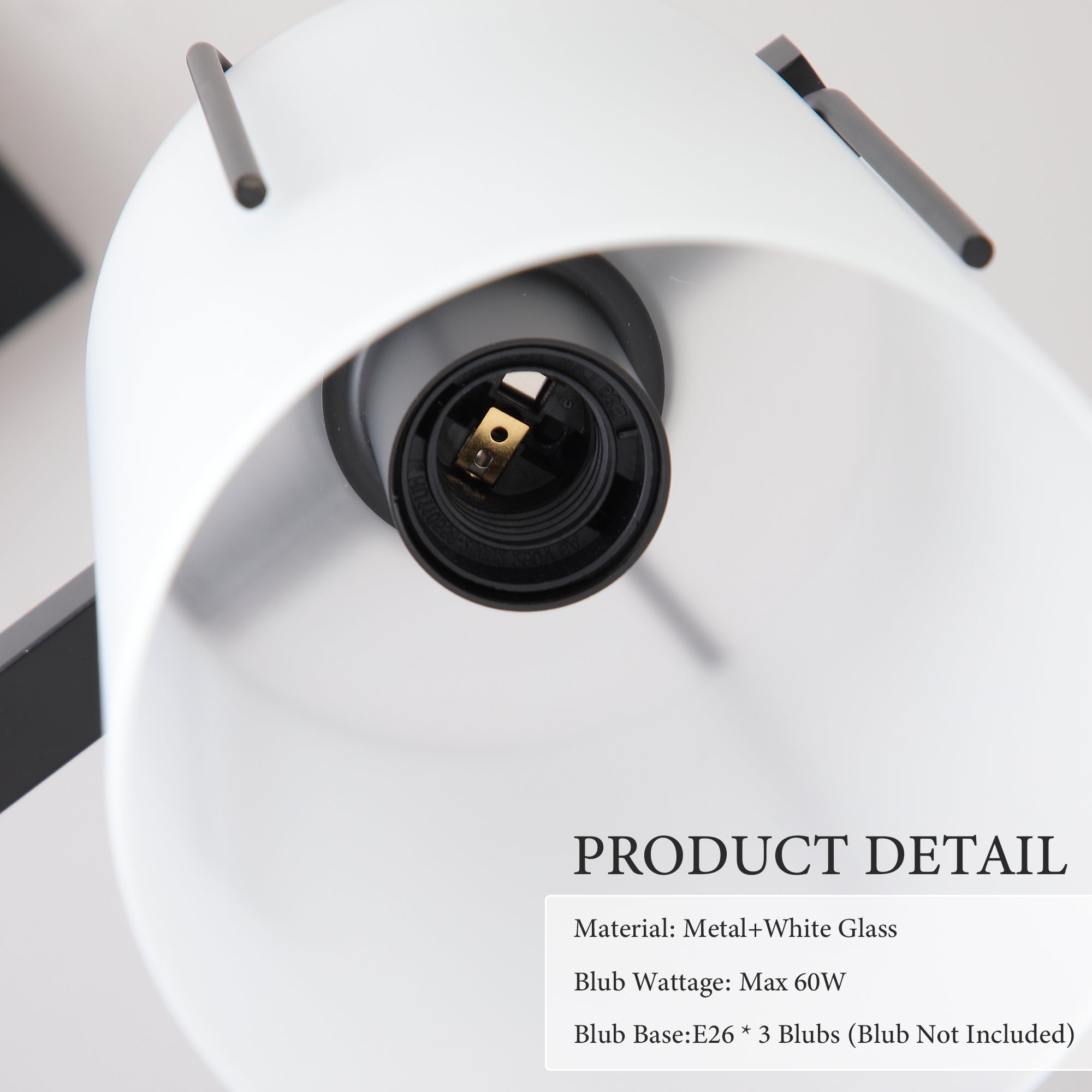 Minimalist 3-Light Linear Chandelier