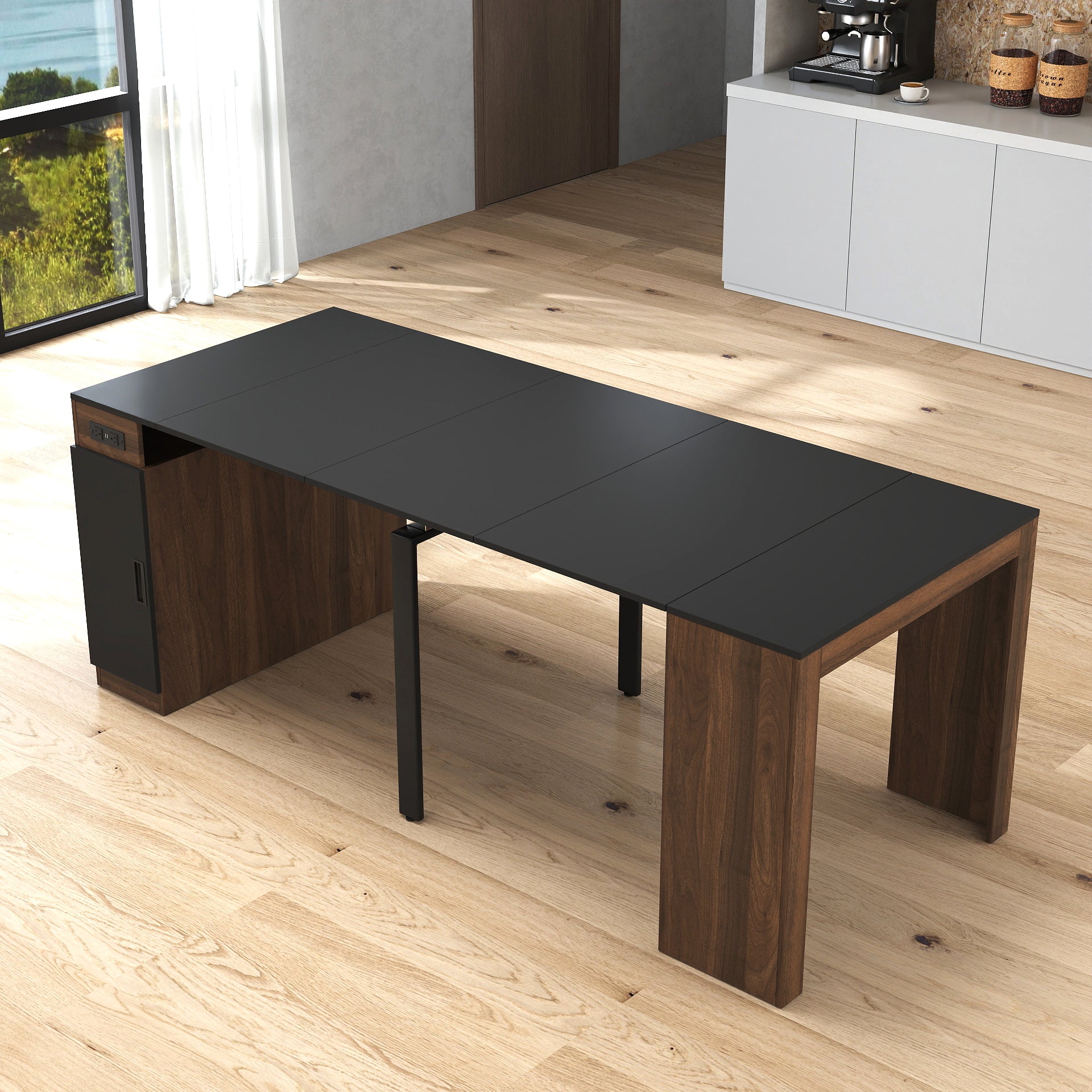 Modern Multifunctional Extendable Dining Table