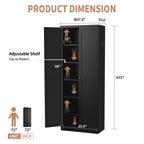 72" Metal Pantry Cabinet