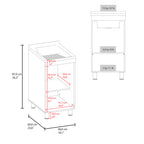 Slee Compact Utility Sink Cabinet with Storage