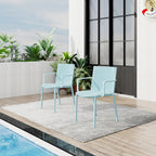 Summer 4-Piece Modern Stackable Armchair Set
